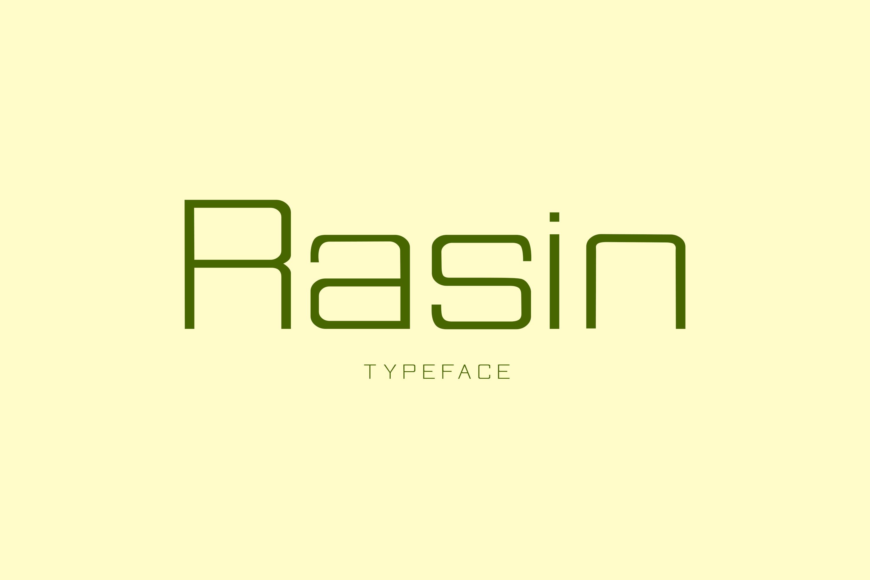 Rasin Font