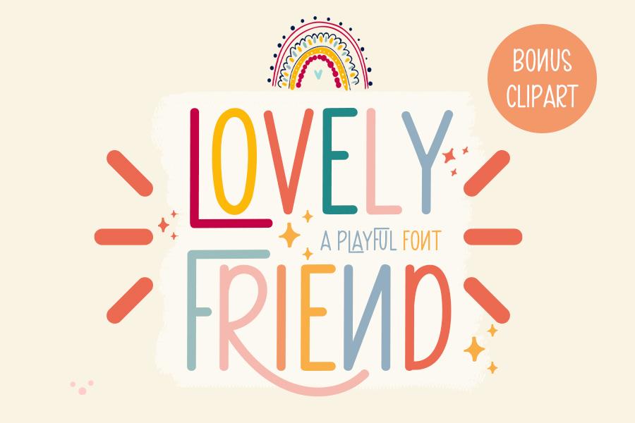 Lovely Friend Font  Font