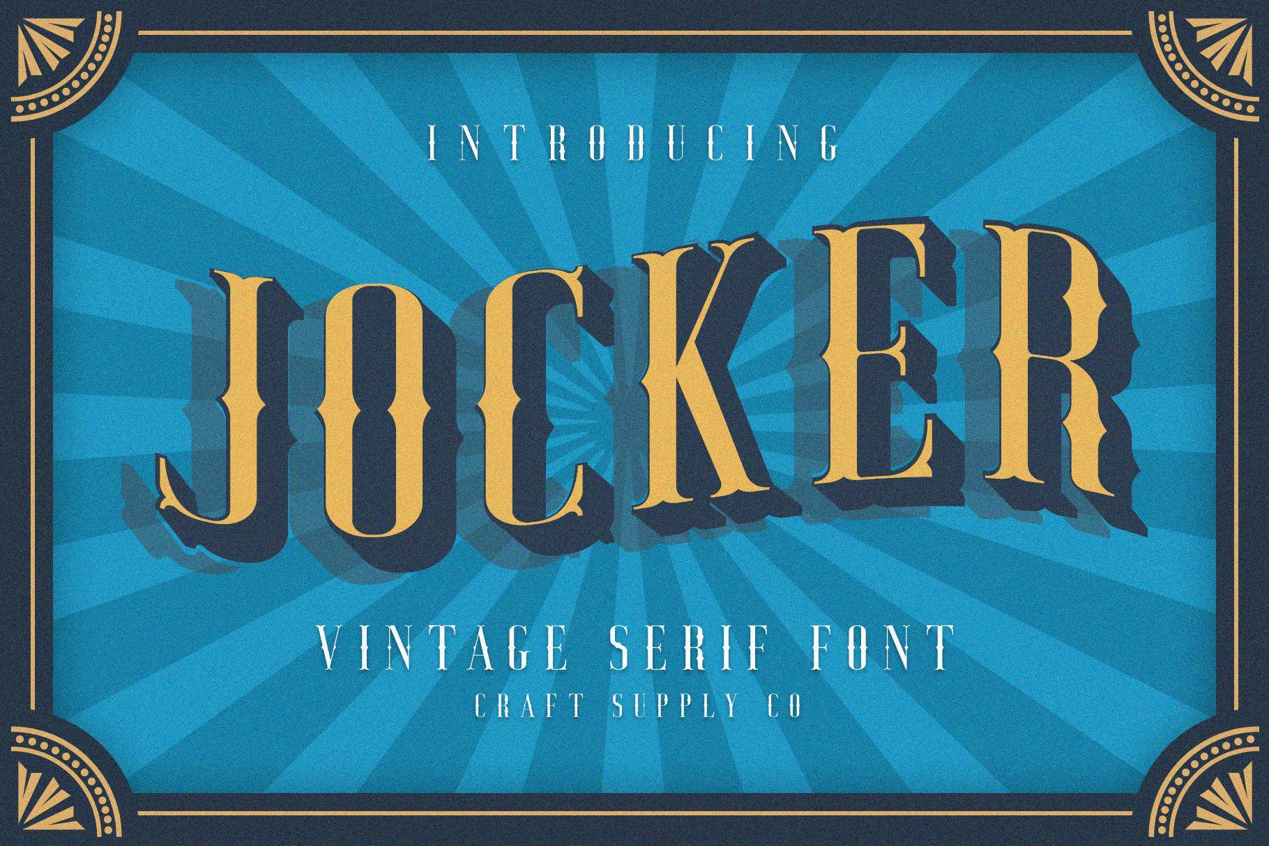Jocker Family Font