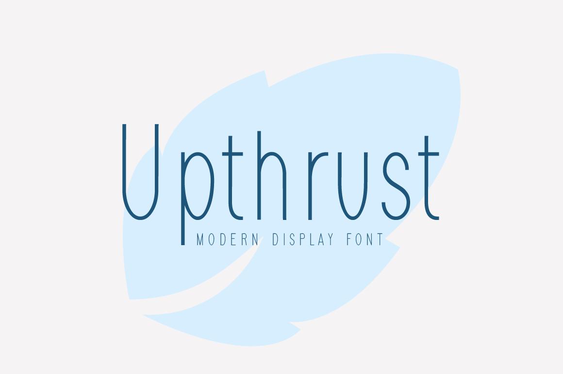 Upthrust Font