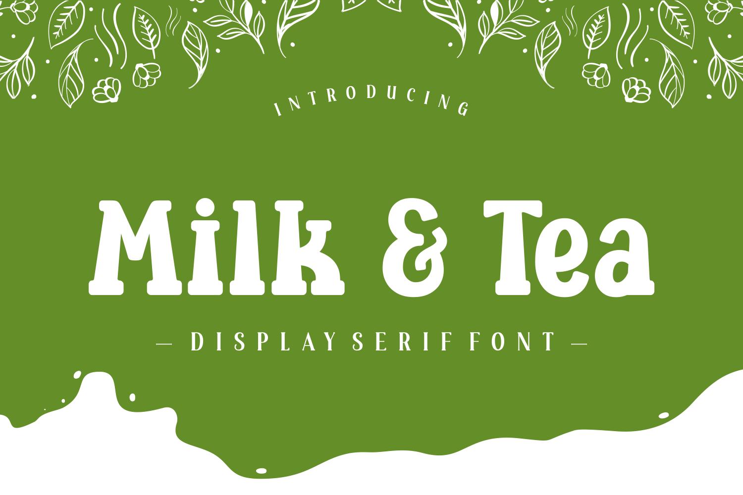 Milk & Tea Font