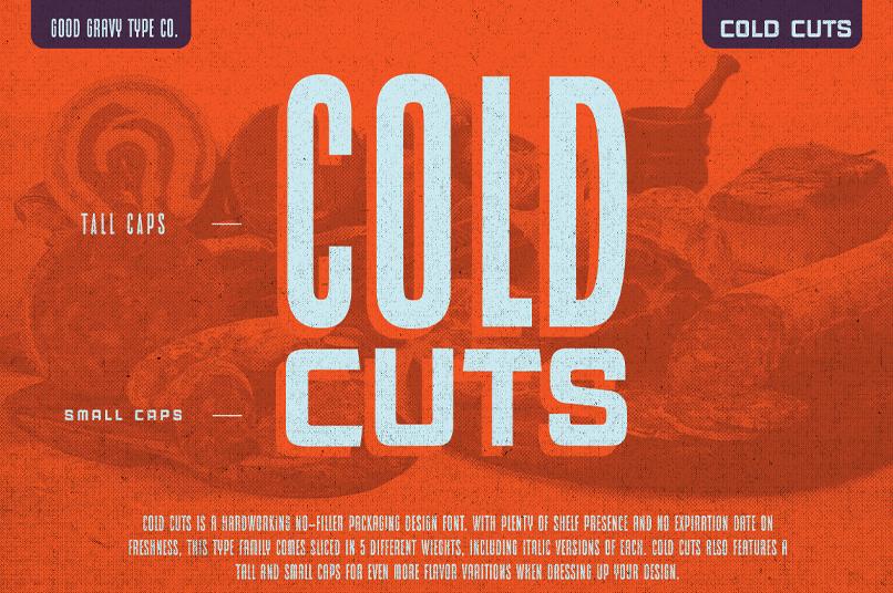 Cold Cuts Font