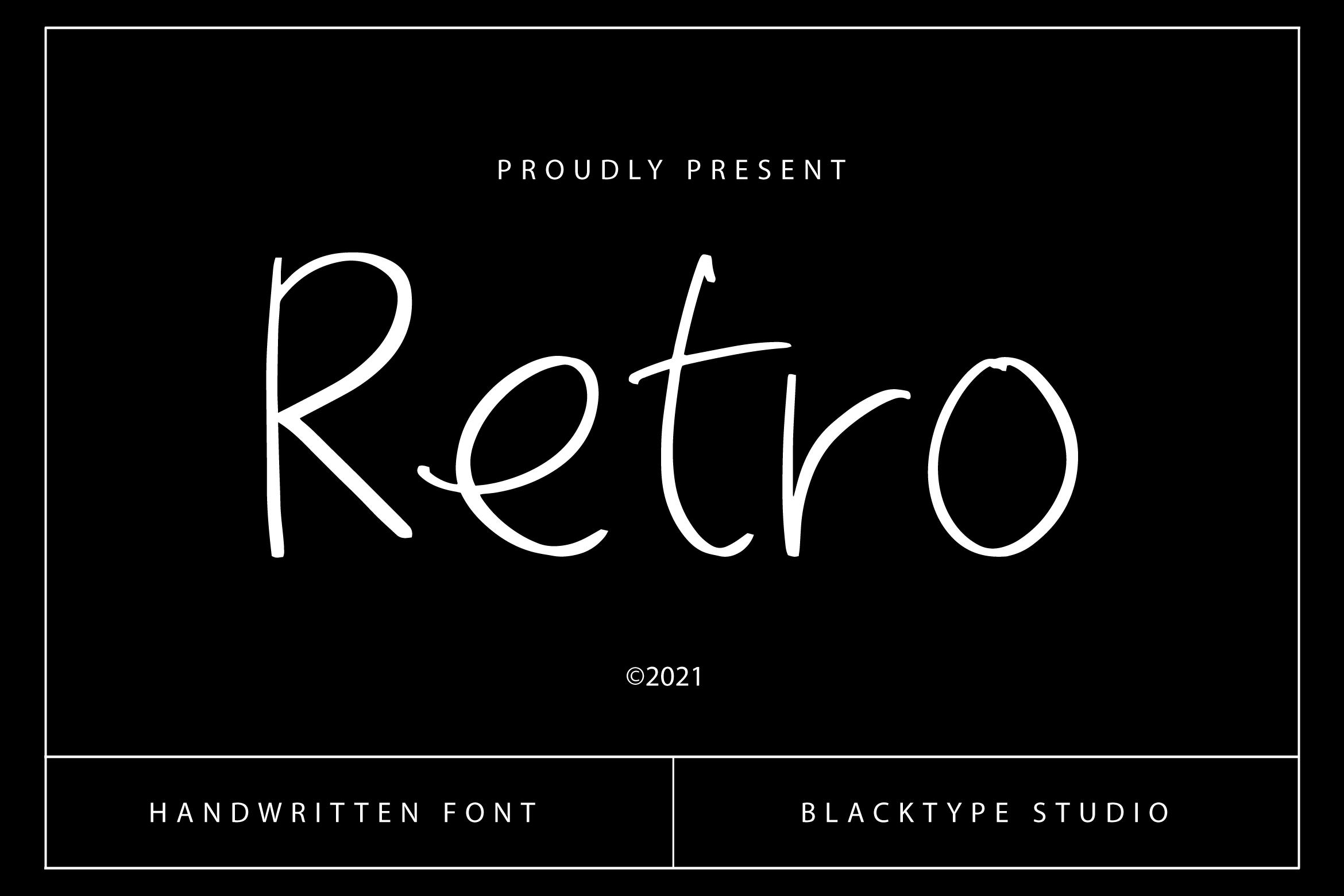 Retro Font