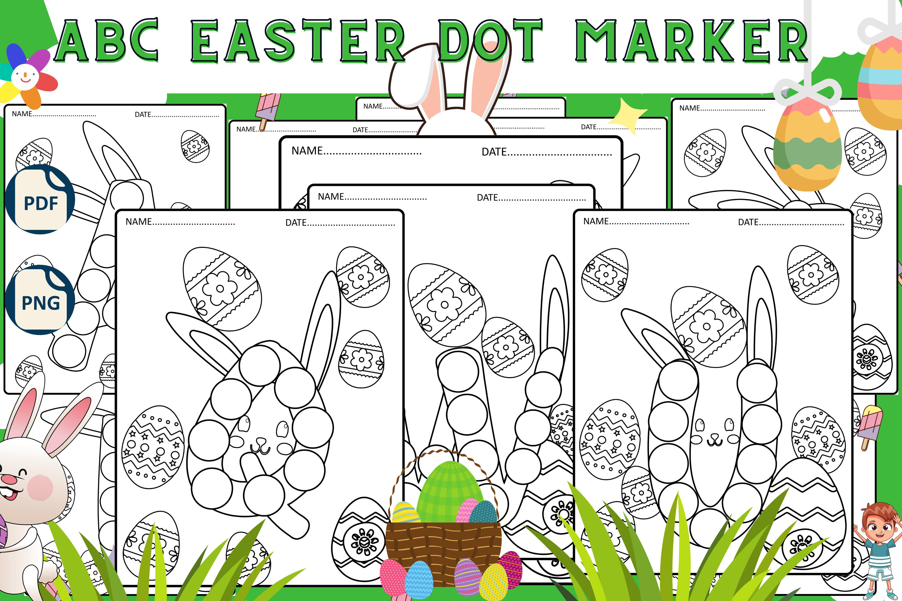 ABC Easter Dot Marker