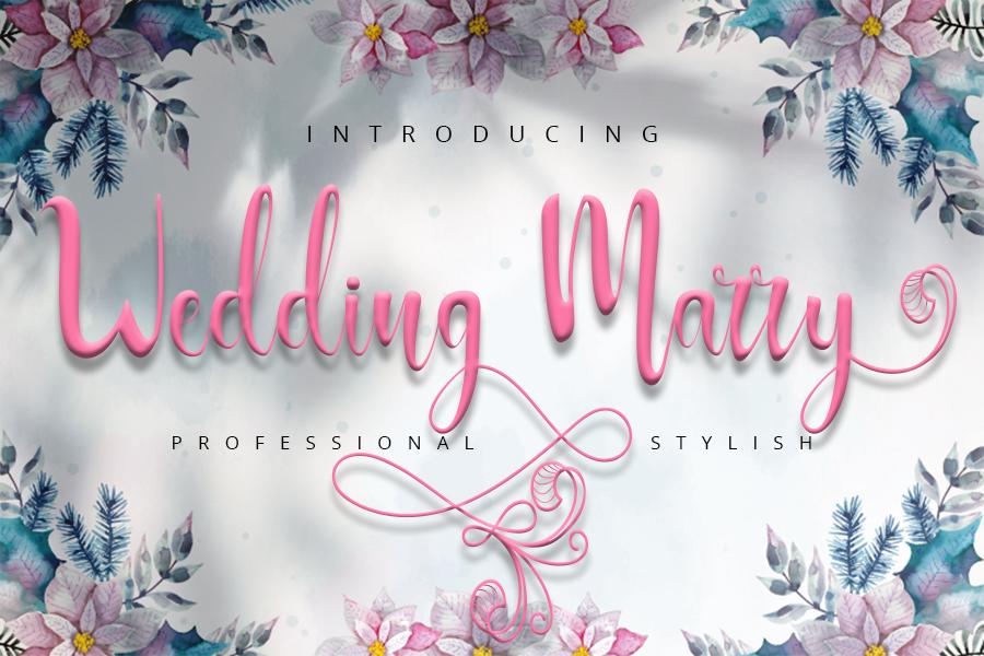 Wedding Marry Font