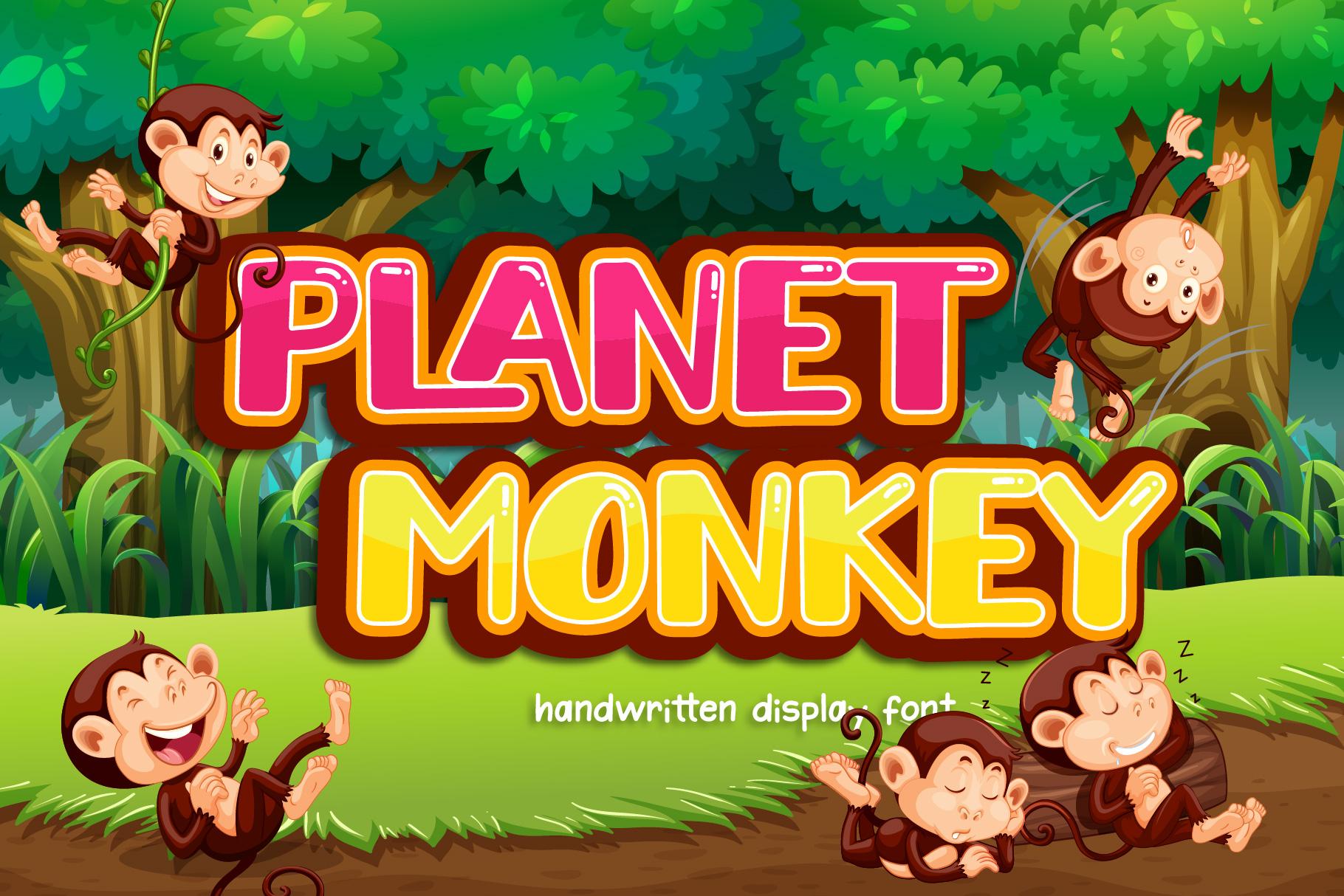 Planet Monkey Font