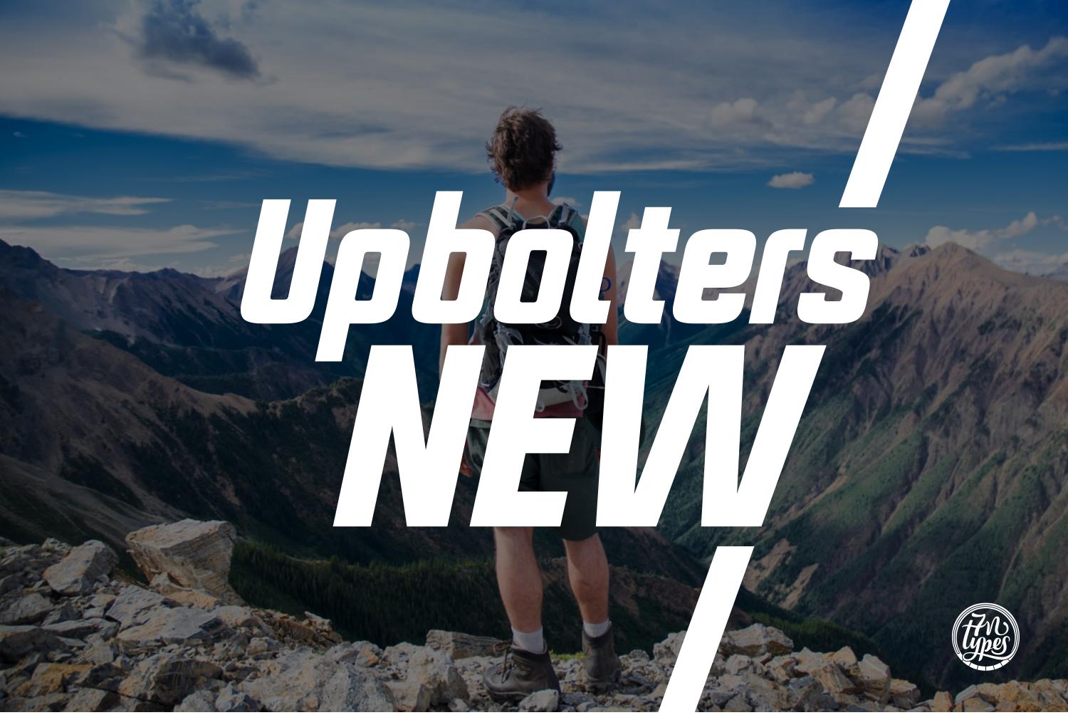 Upbolters New Font