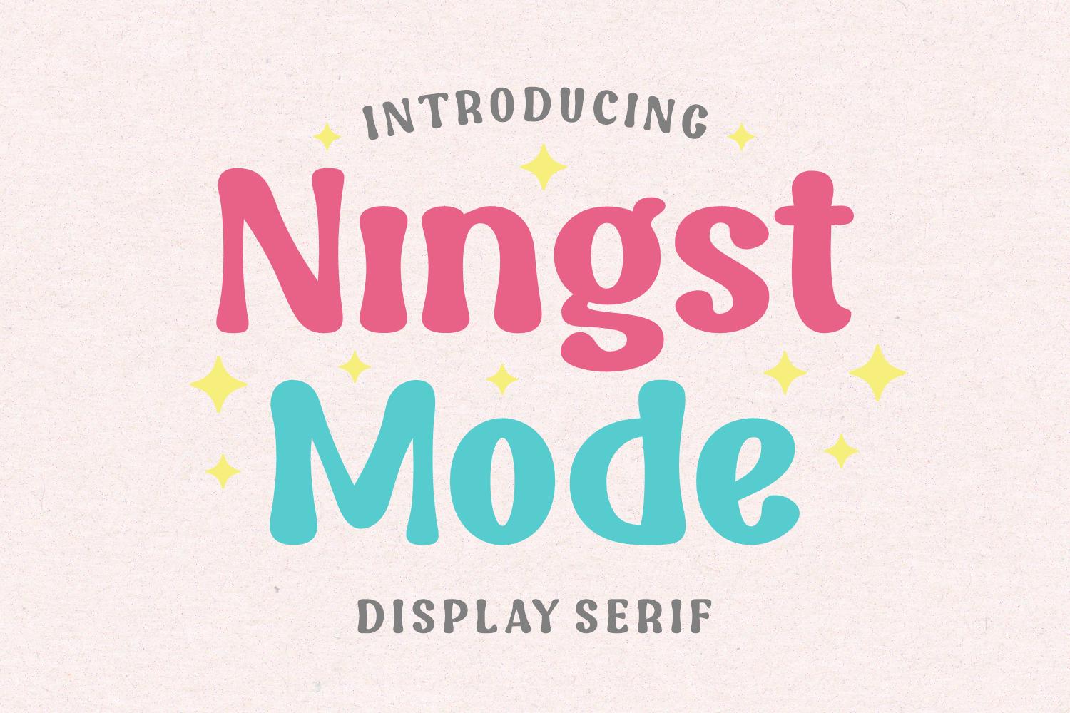 Ningst Mode Font