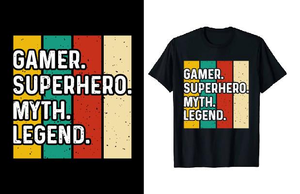 Retro Vintage Game T-Shirt Design