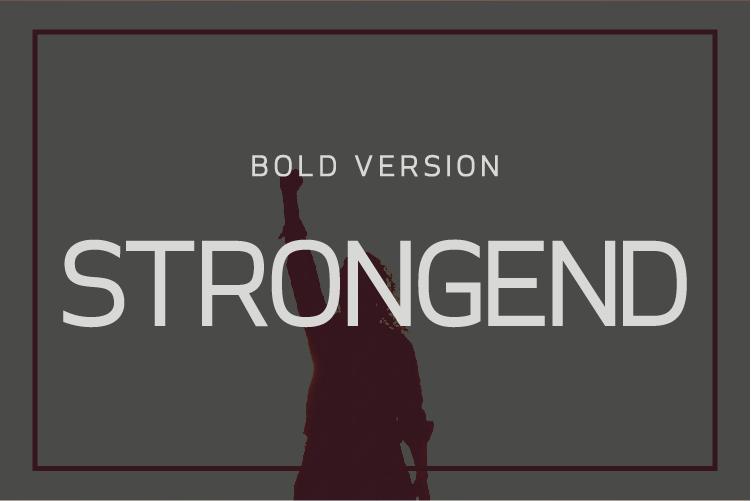 Strongend Bold Font