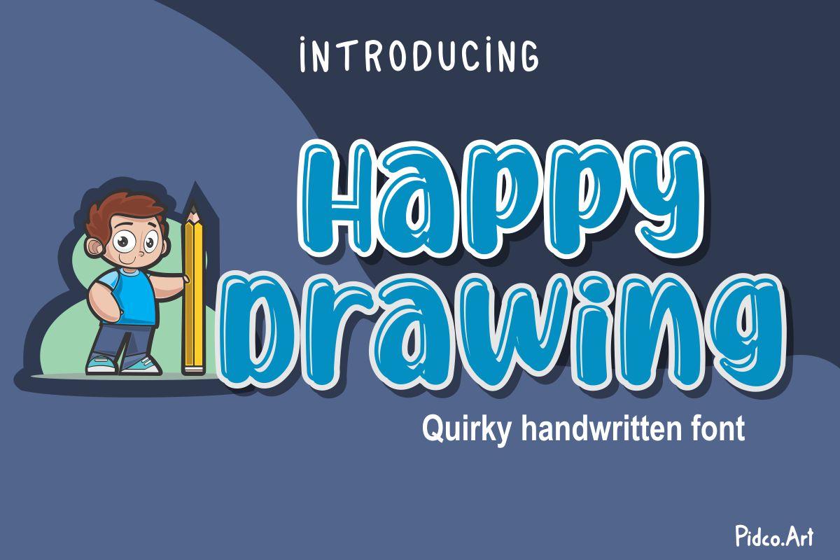 Happy Drawing Font