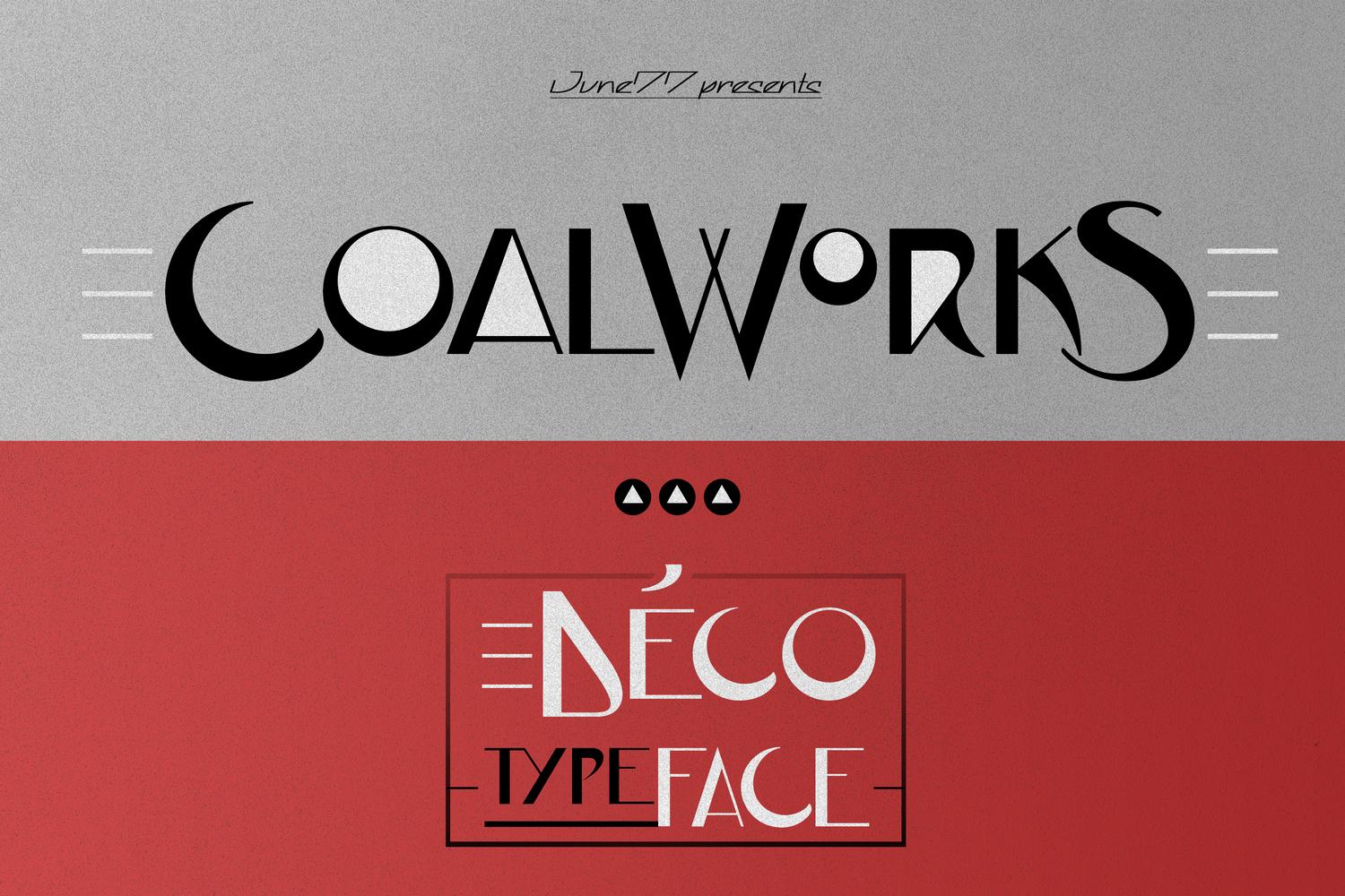 JVNE CoalWorks Font