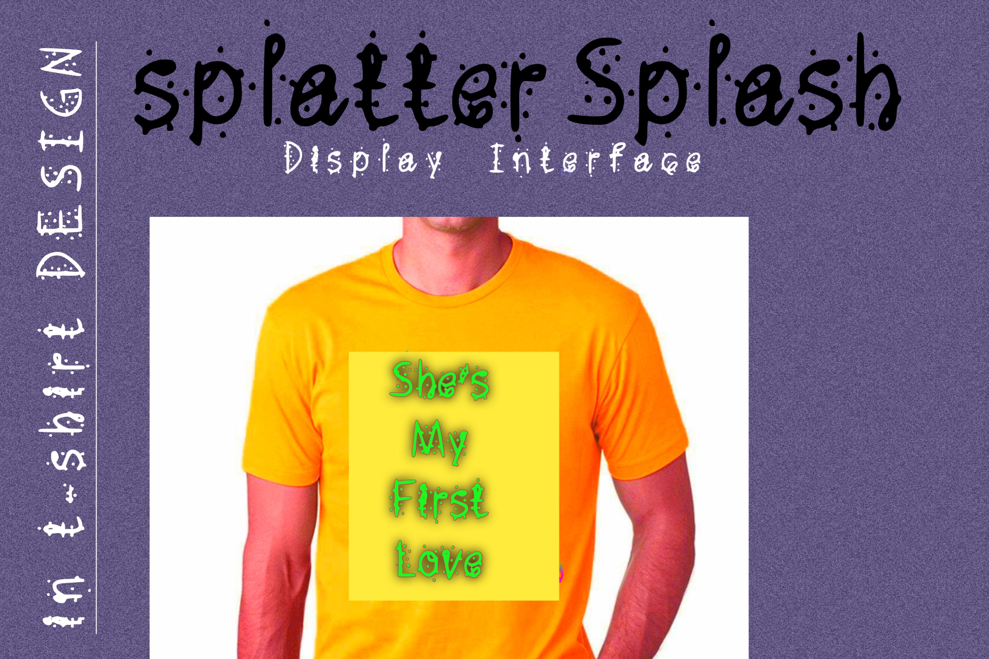 Splatter Splash Font