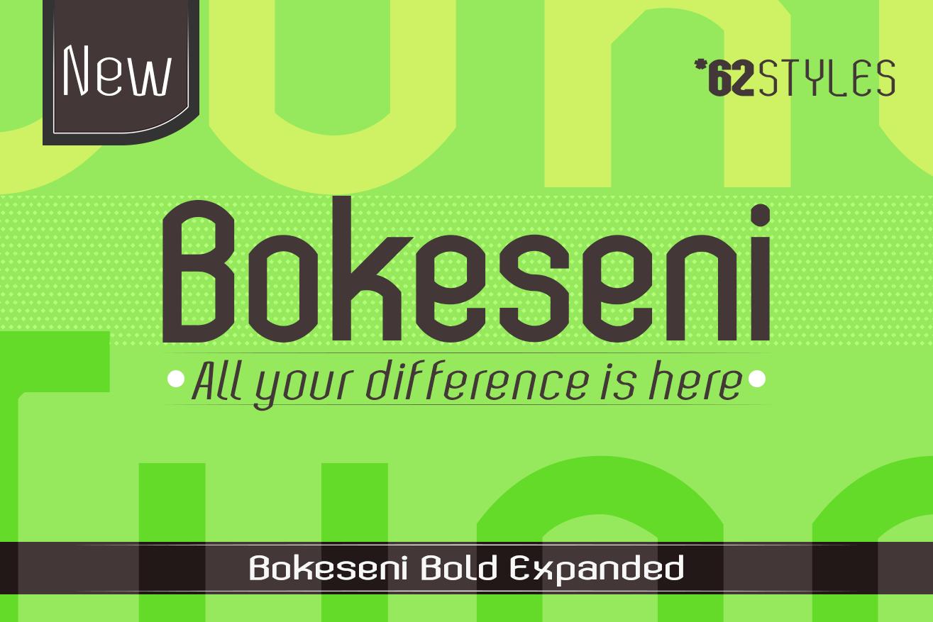Bokeseni Bold Expanded Font