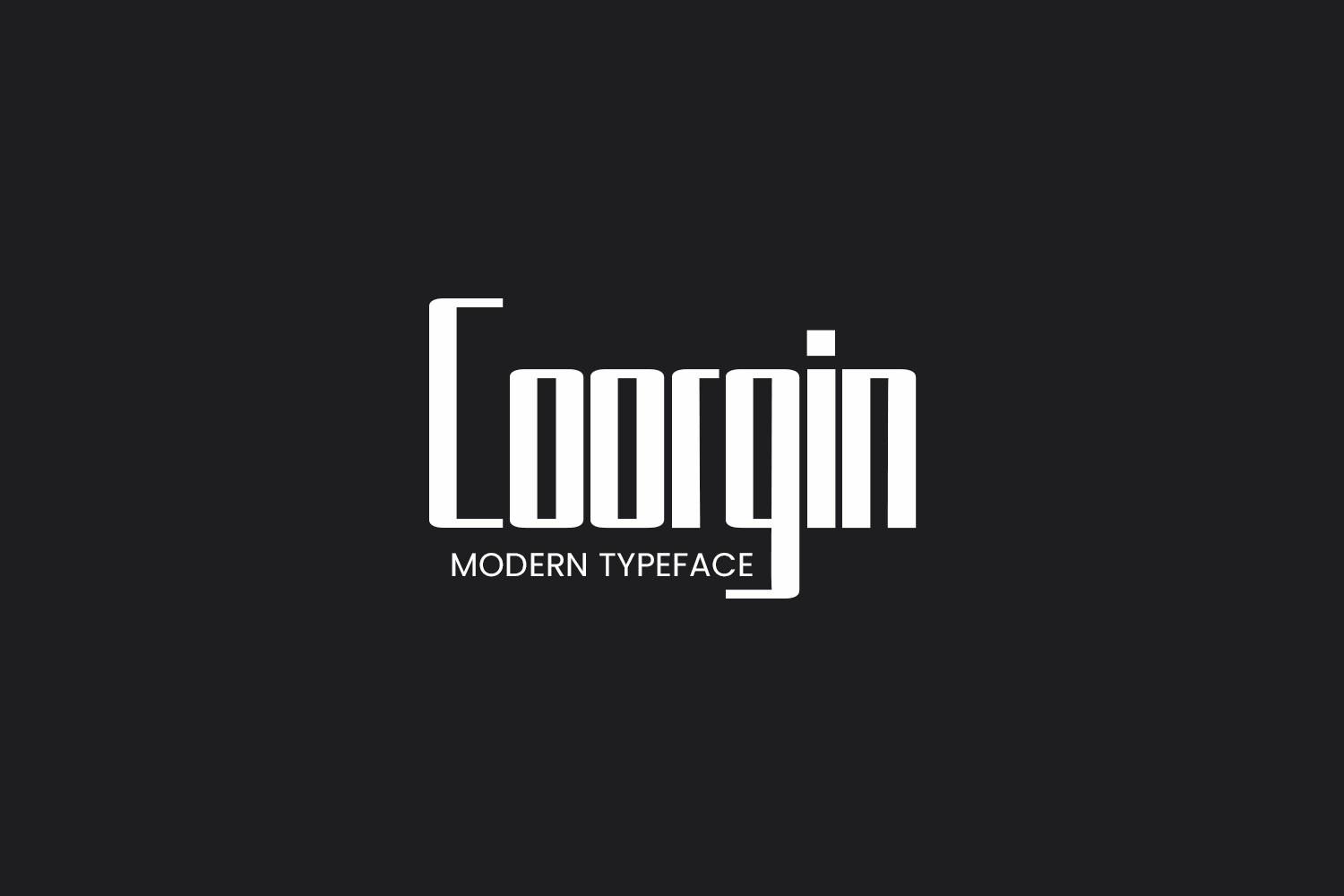 Coorgin Font