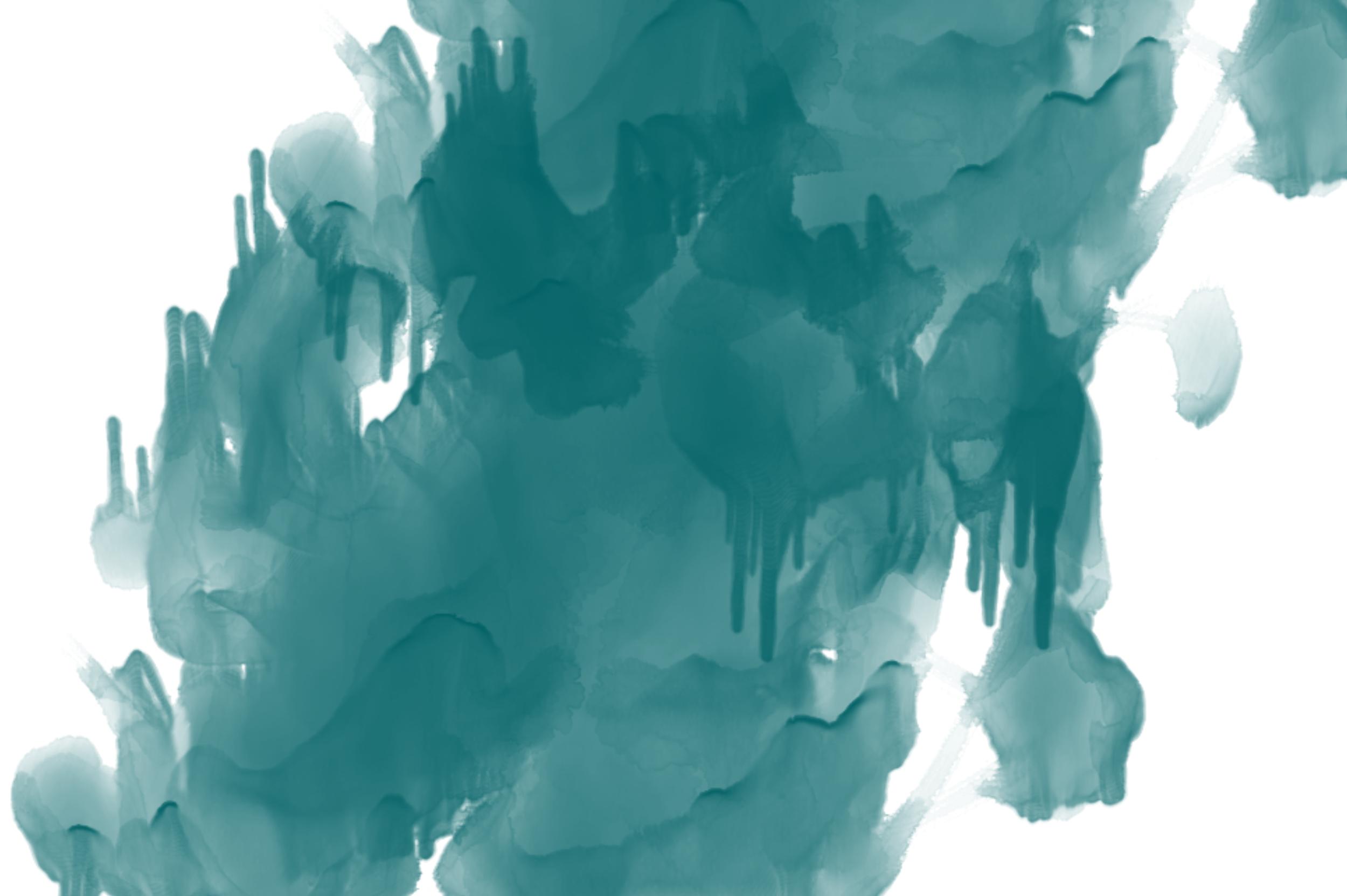 Watercolor Stains Wedding