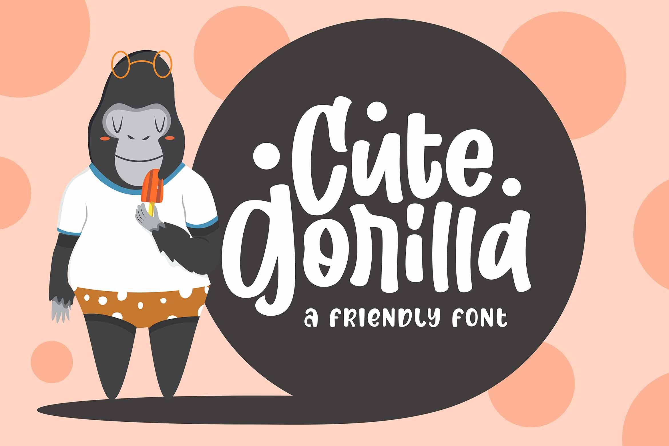 Cute Gorilla Font