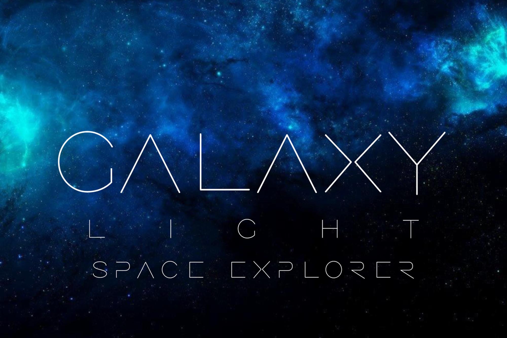 Galaxy Light Font