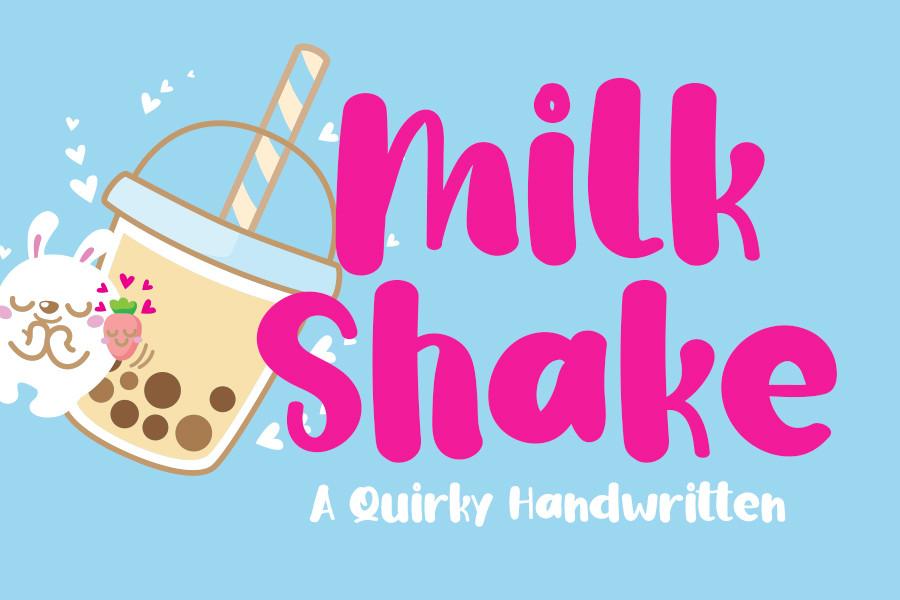 Milkshake Font