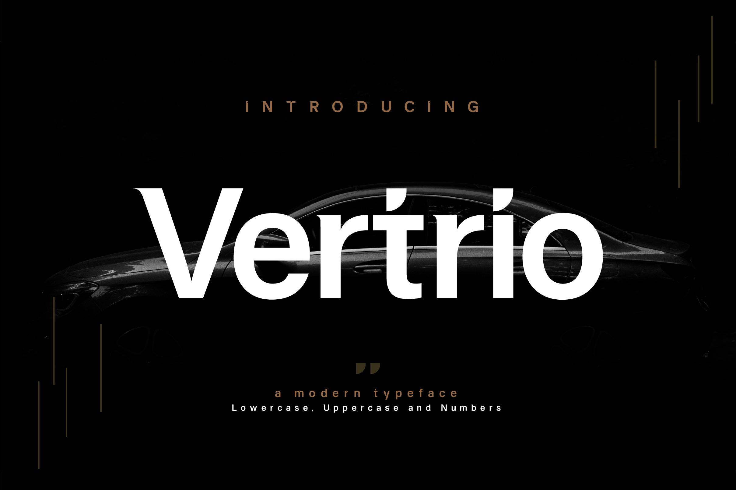 Vertrio Font