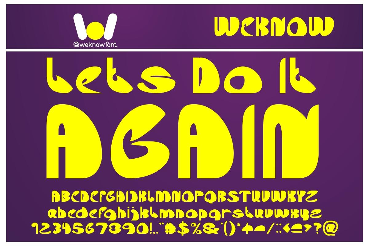 Let's Do It Again Font