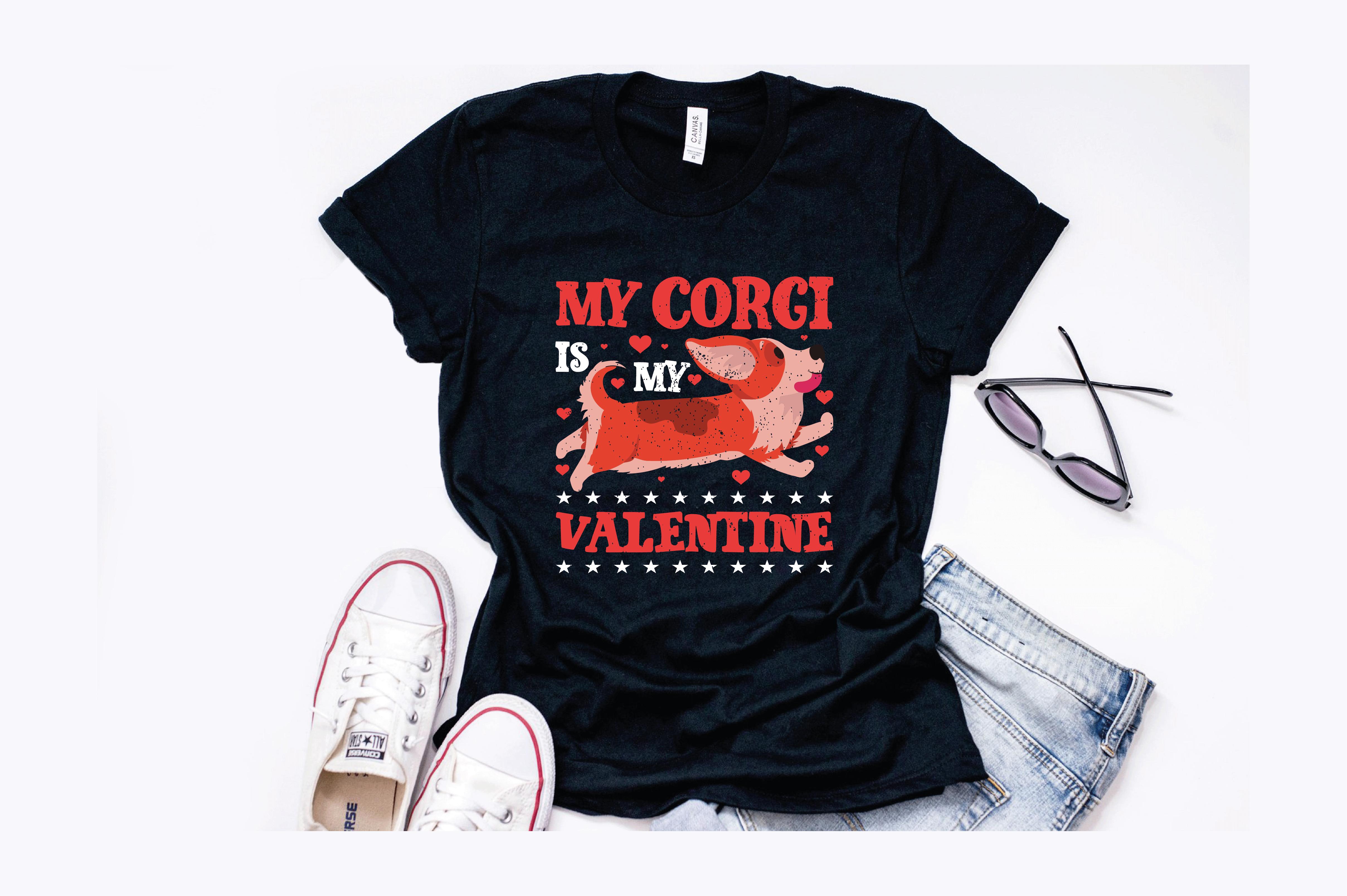 My Corgi is My Valentine T-Shirt