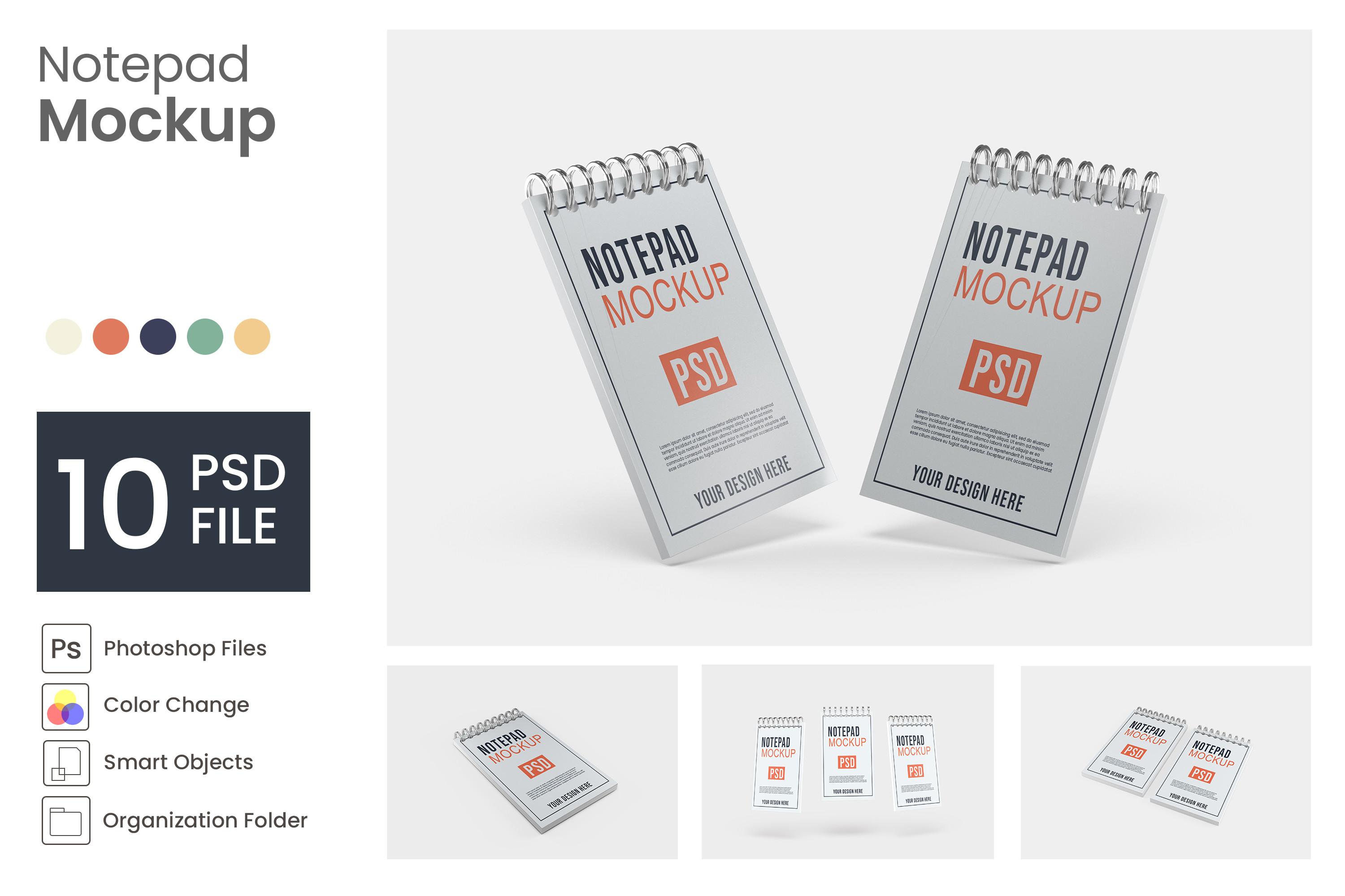 Notepad Mockup
