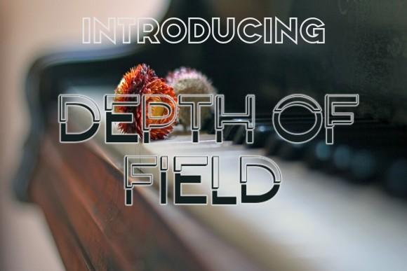Depth of Field Font