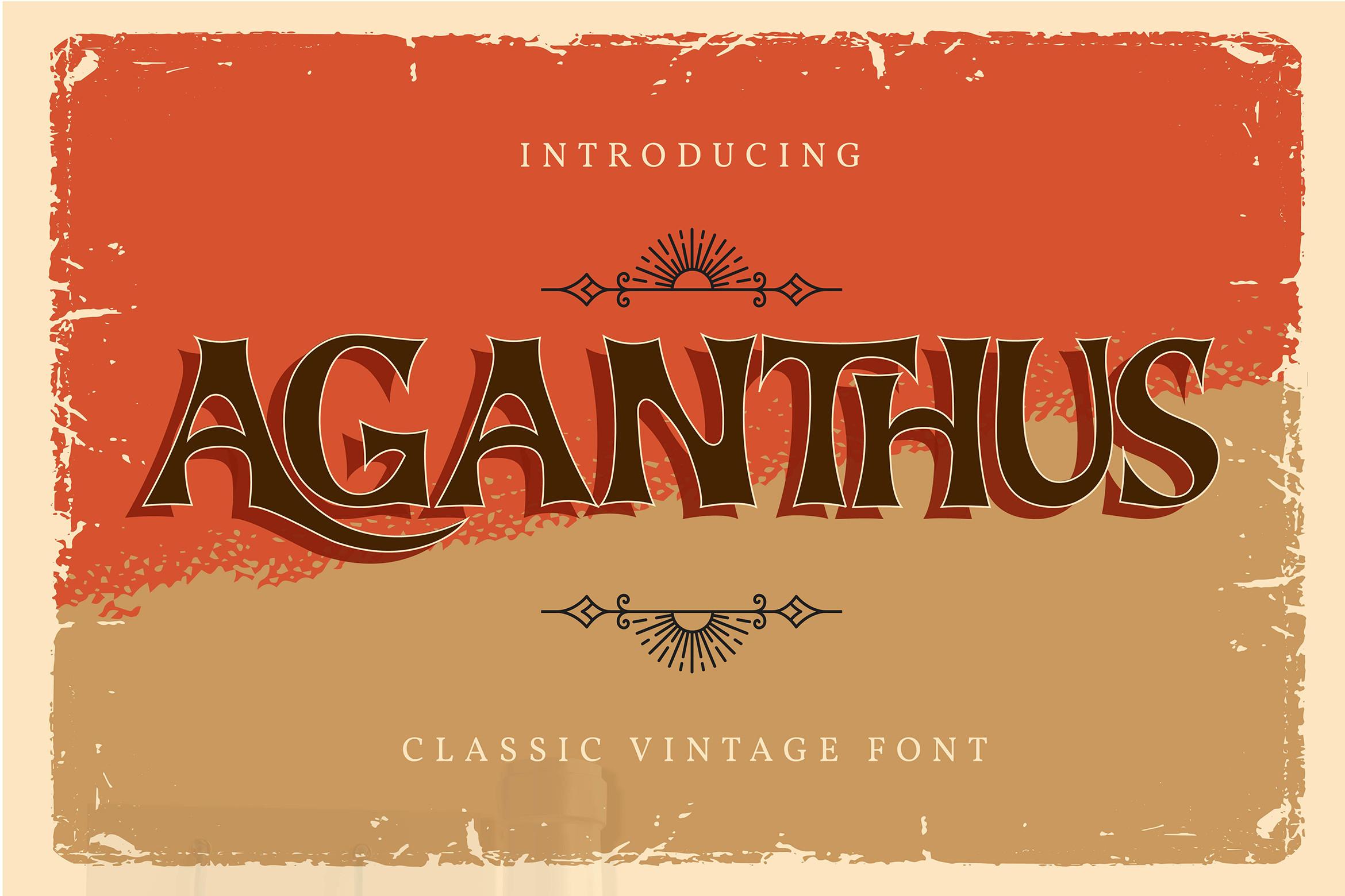 Aganthus Font