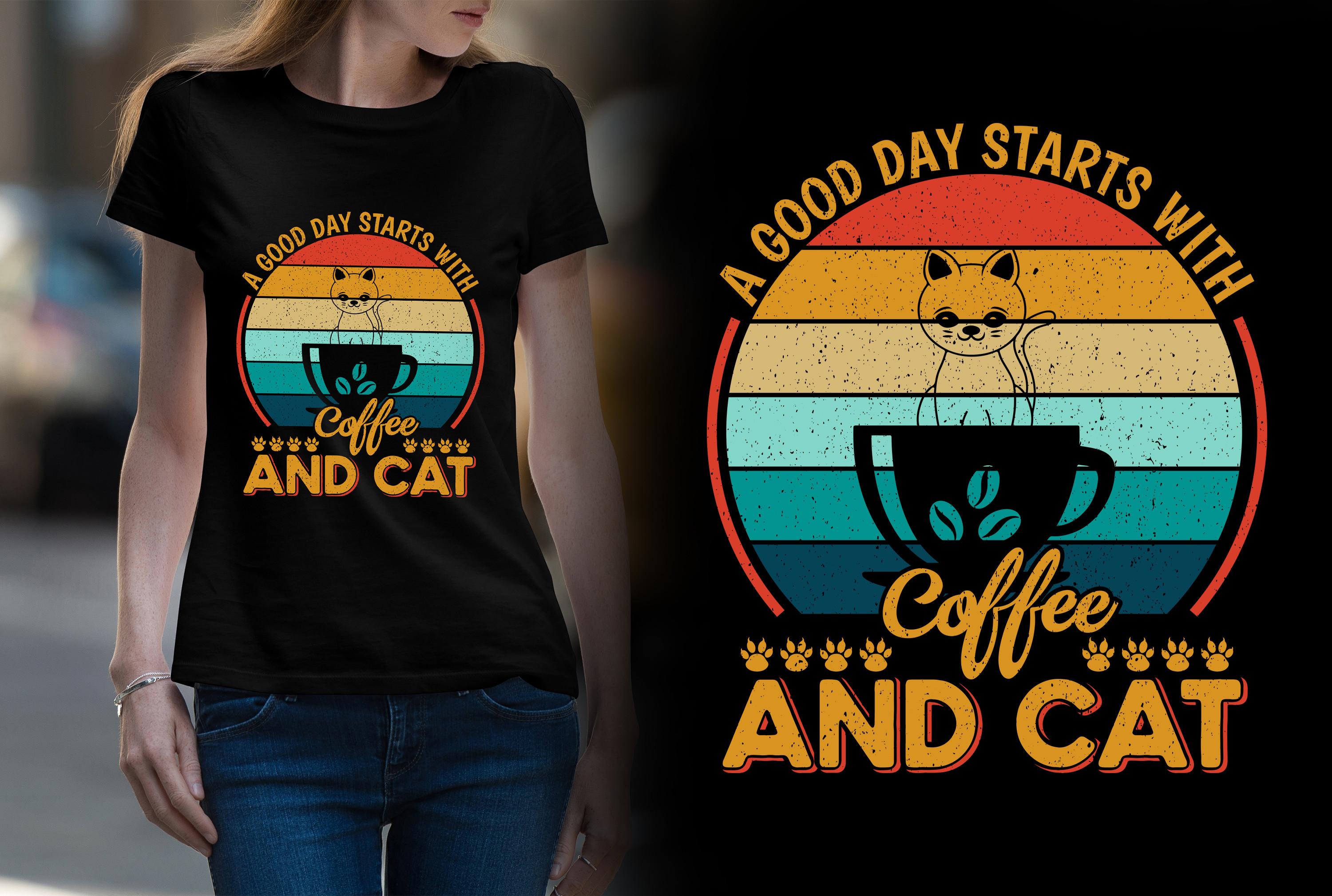 A Good Day Starts with Coffee and Cat