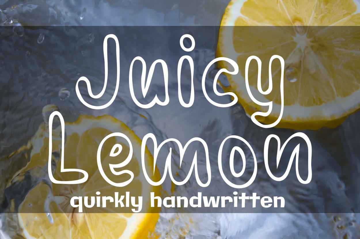 Juicy Lemon Font