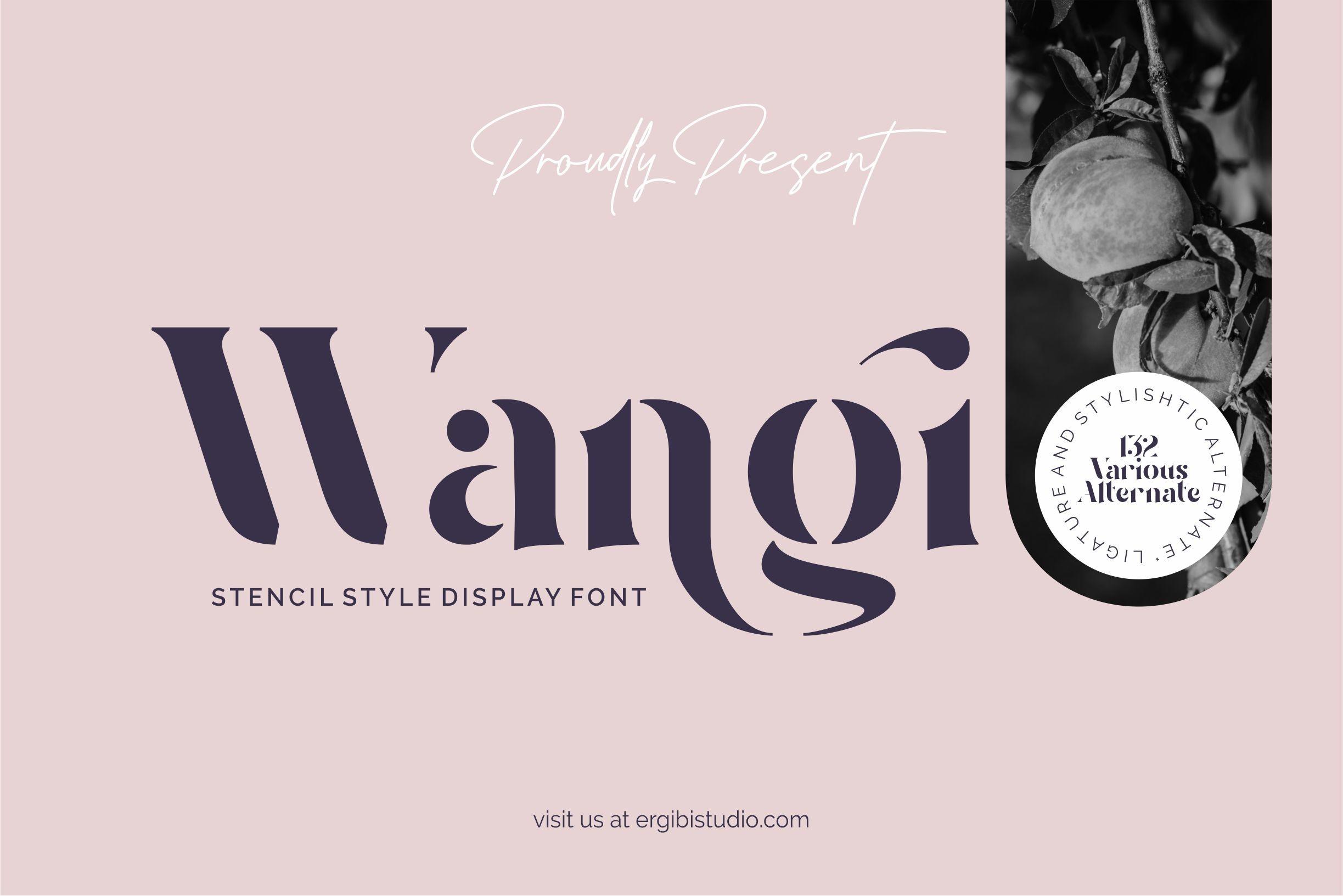 Wangi Font
