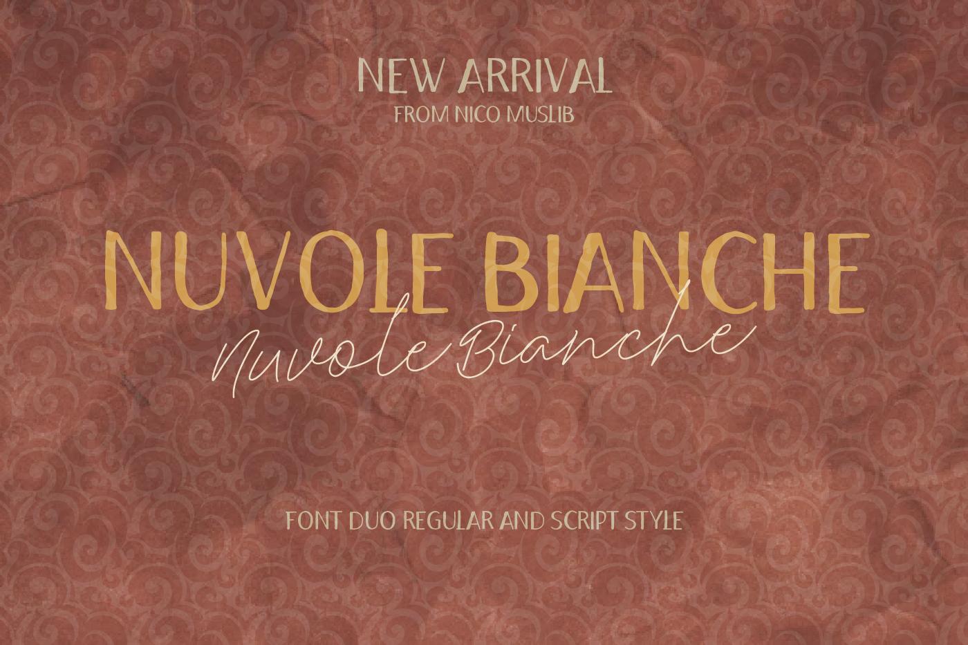 Nuvole Bianche Font