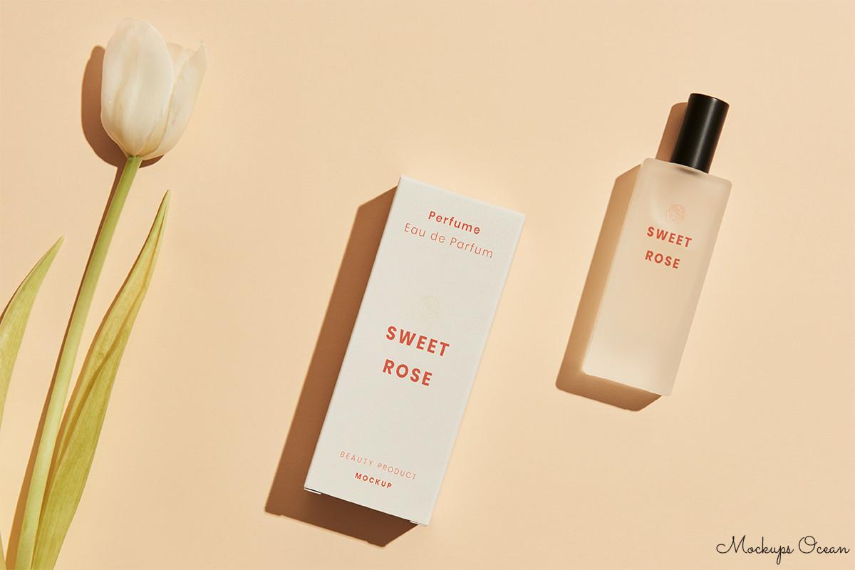 Perfume Glass Bottle Mockup