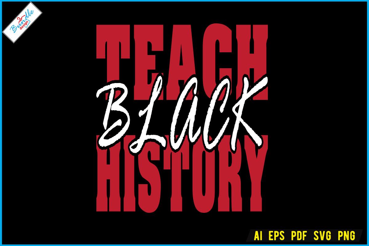 Black History T-Shirt Design