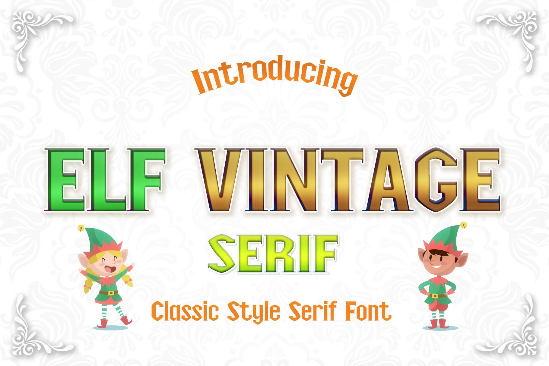 Elf Vintage Font