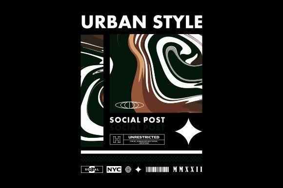 Urban Style Aesthetic T Shirt Design
