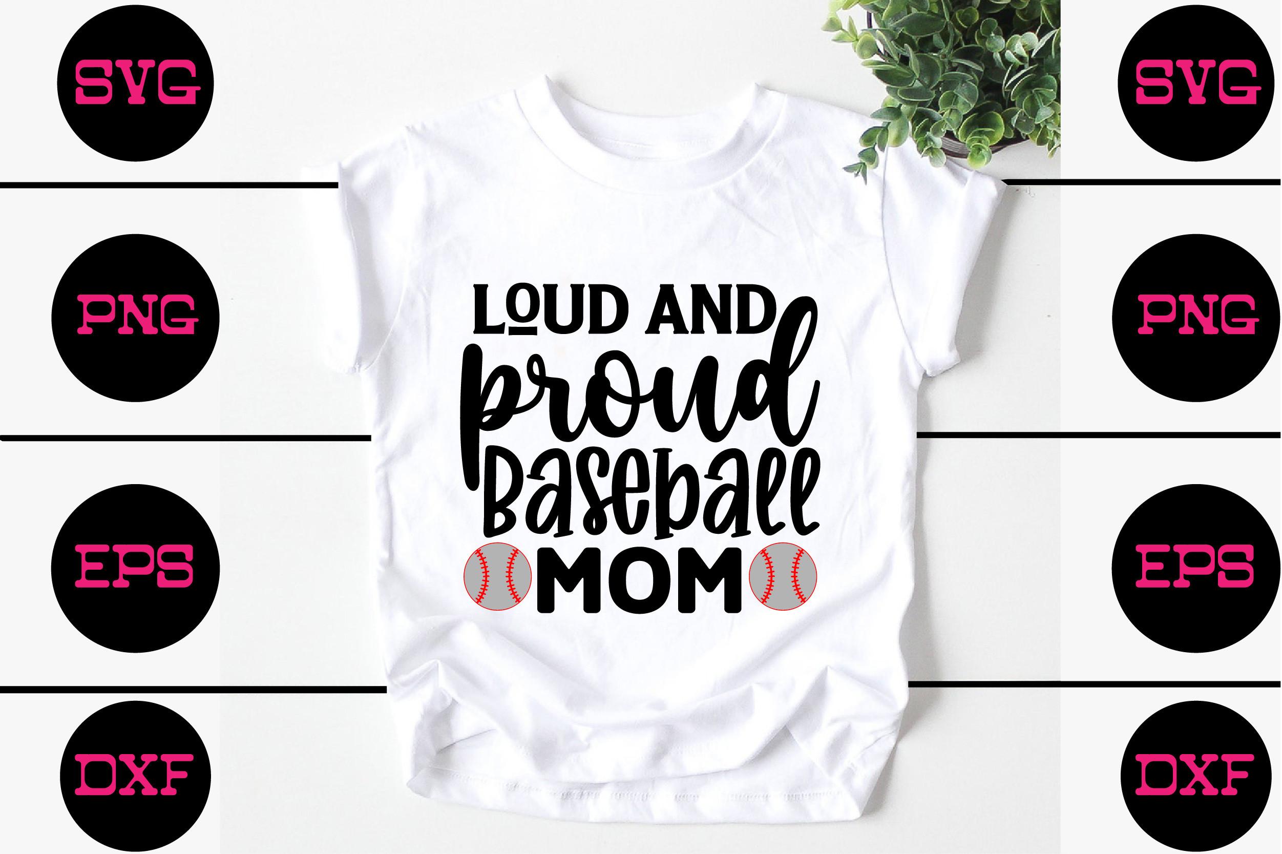 Loud Anbad Proud Baseball Mom