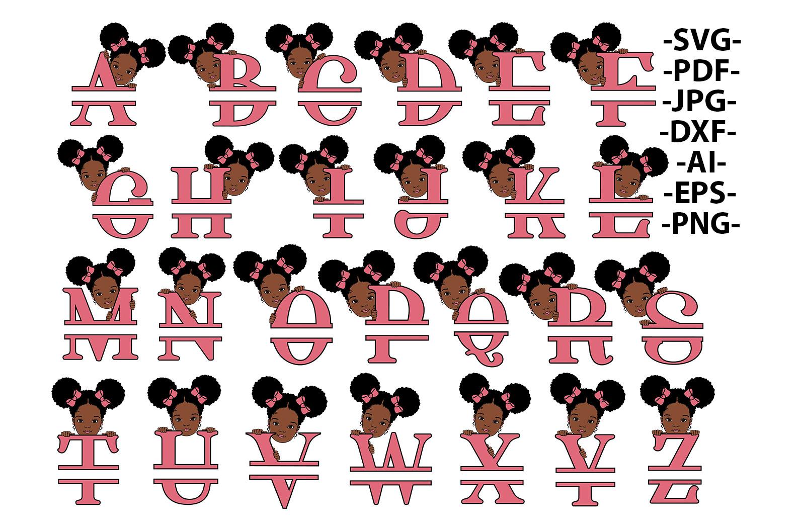Alphabet Bundle Svg Birthday Letters Svg
