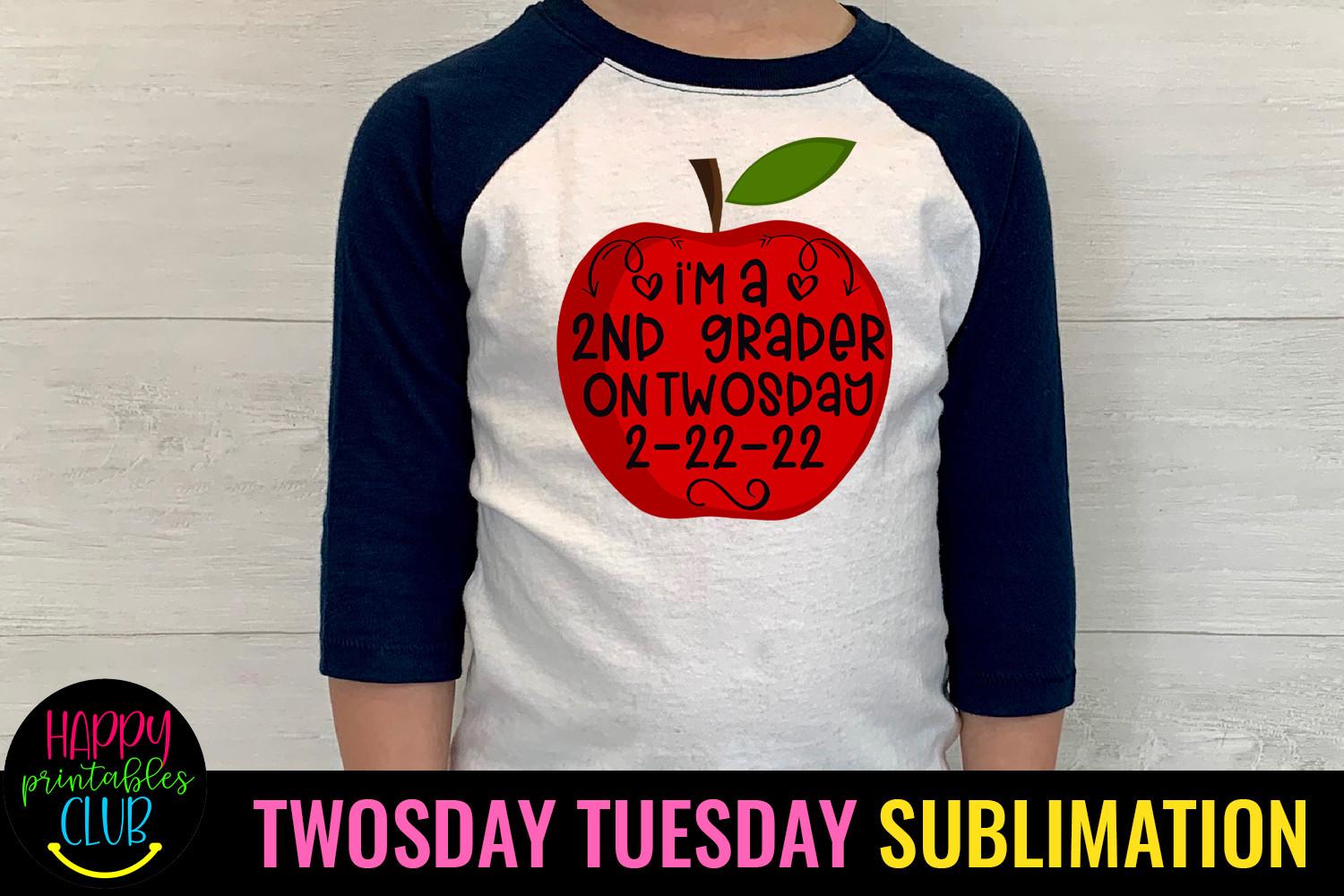 2nd Grader Twosday Sublimation PNG