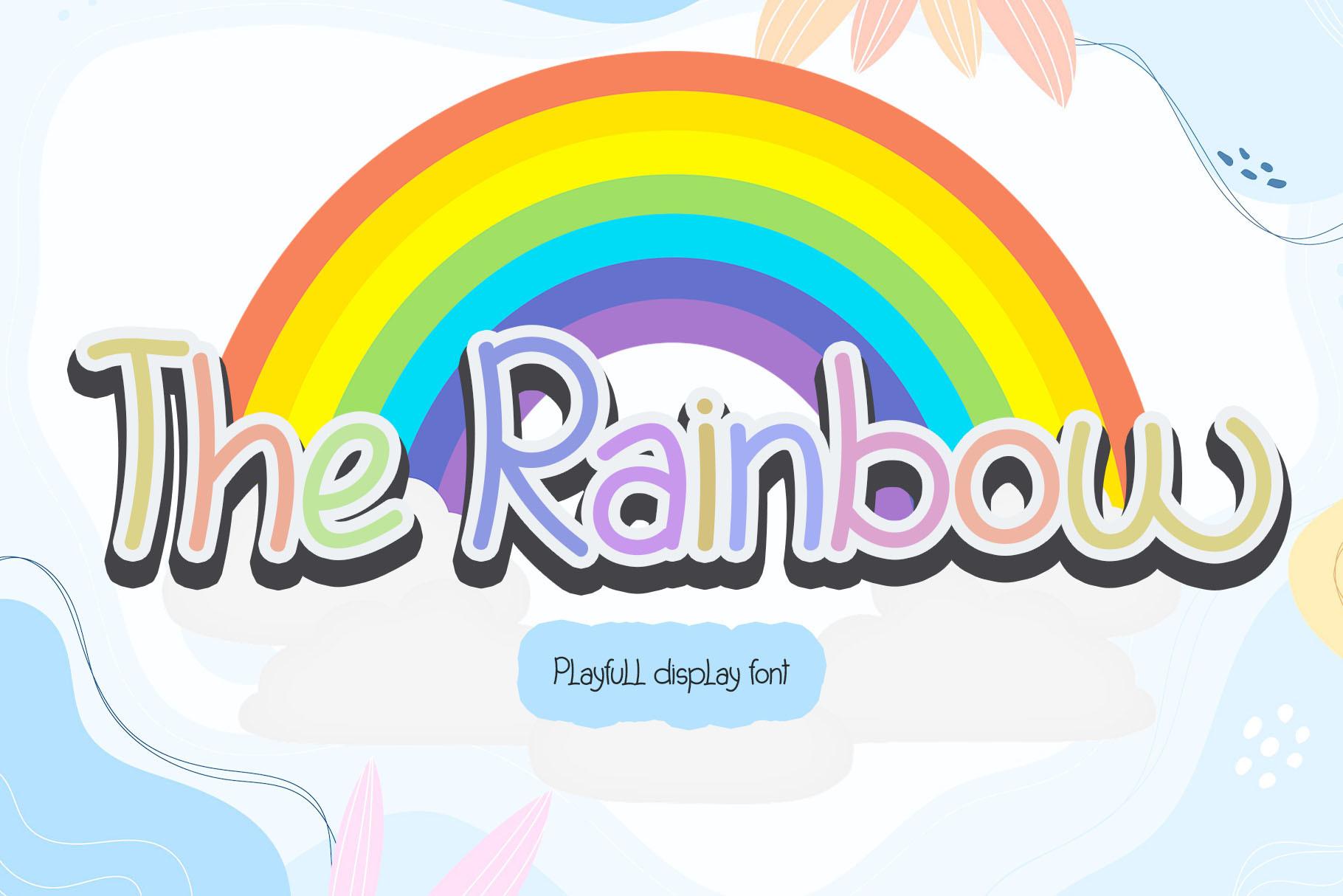 The Rainbow Font