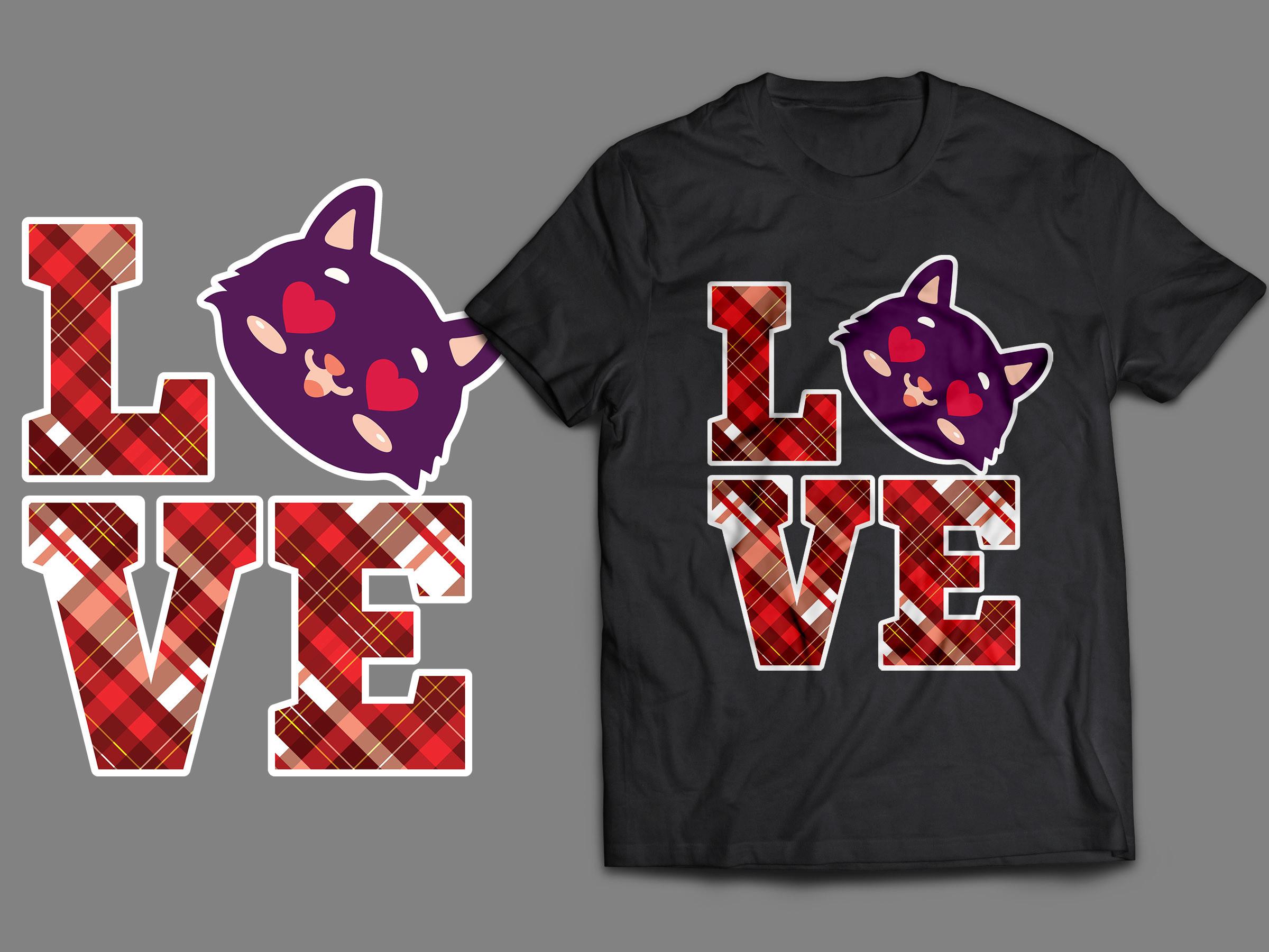 Love Valentine Tshirt Design