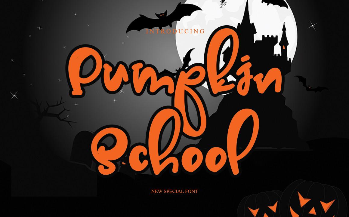 Pumpkin School Font