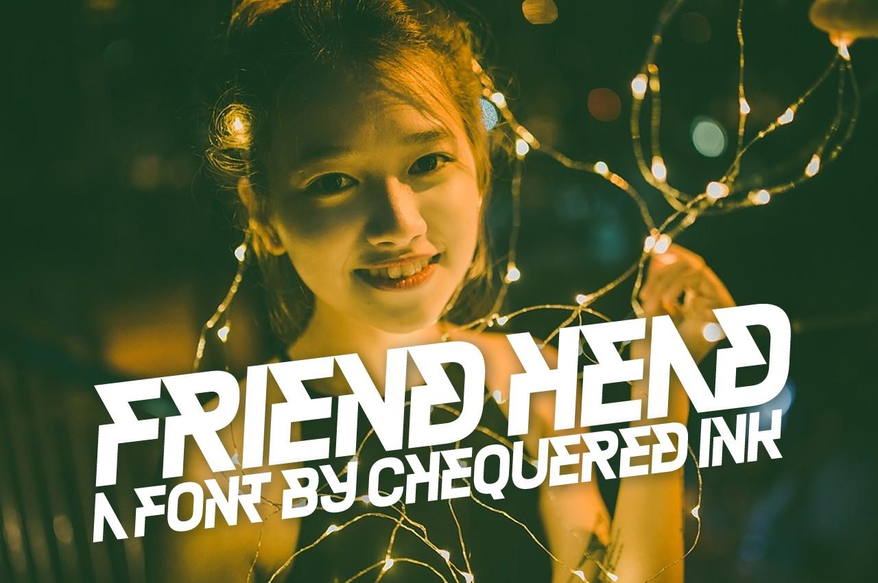 Friend Head Font