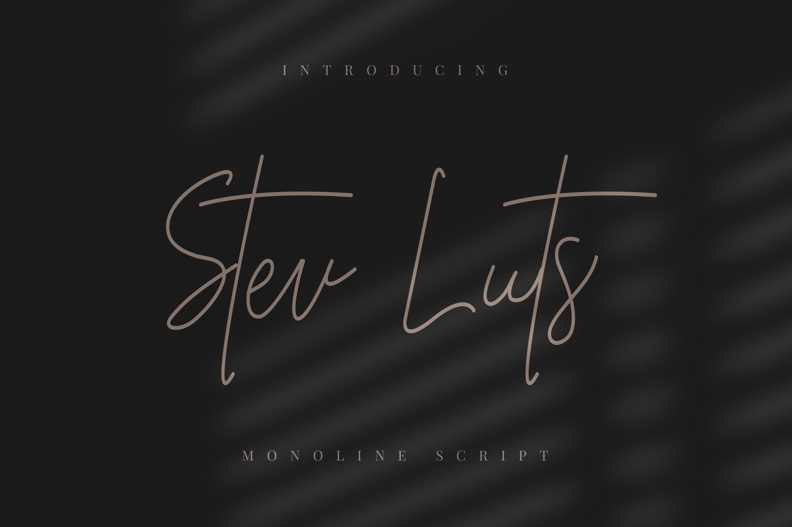 Stev Luts Font