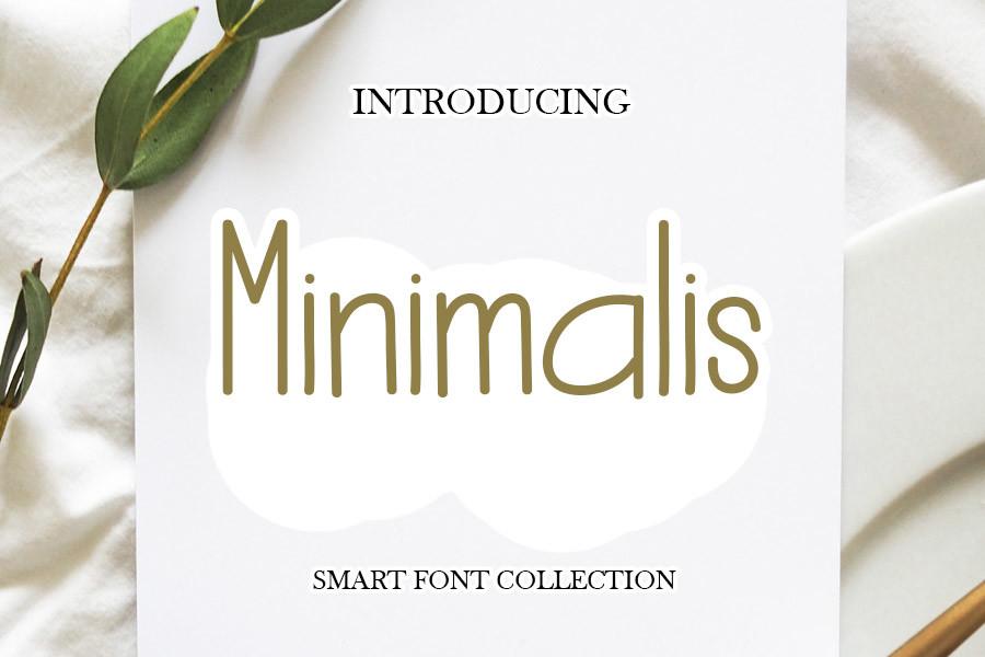 Minimalis Font