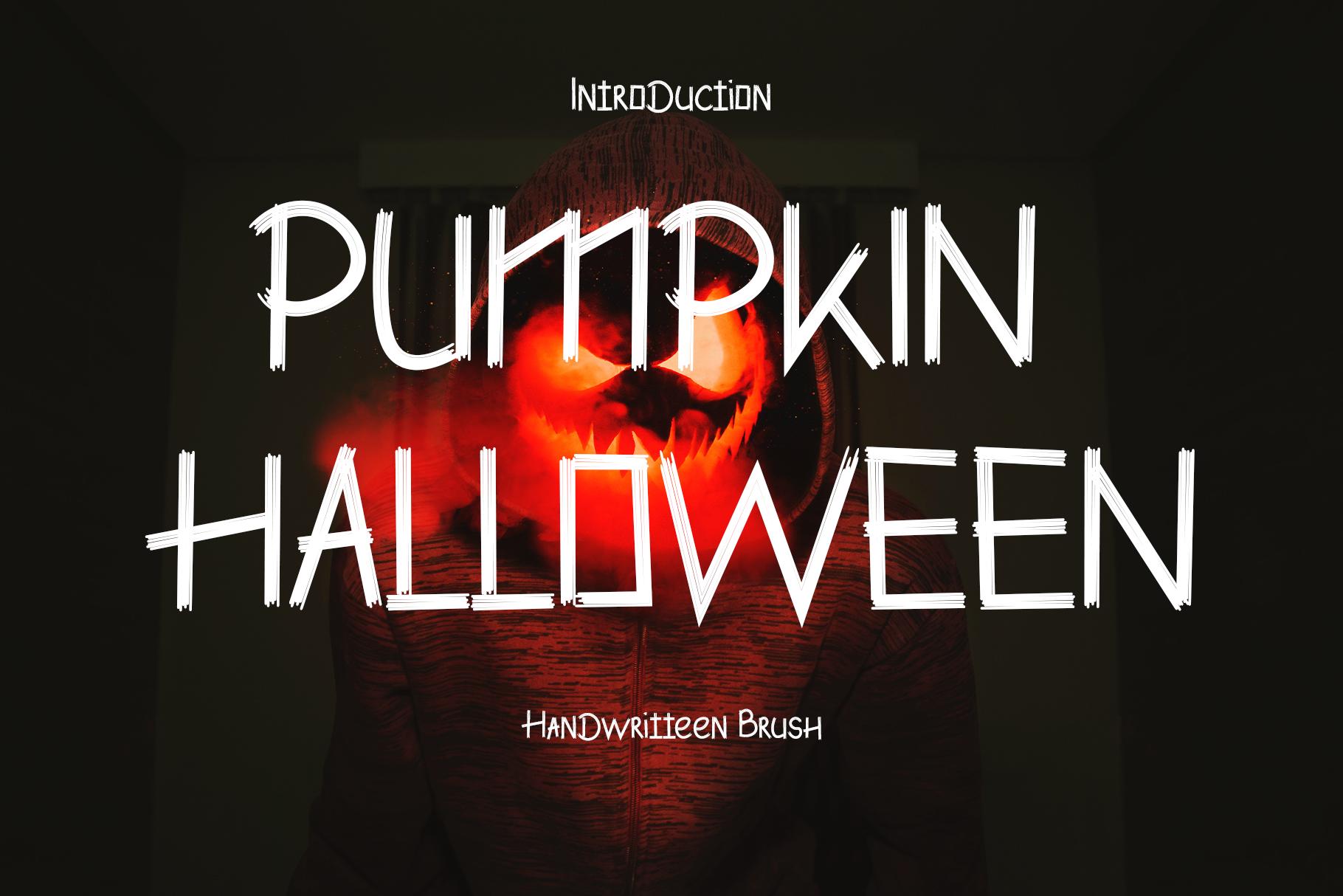 Pumpkin Halloween Font