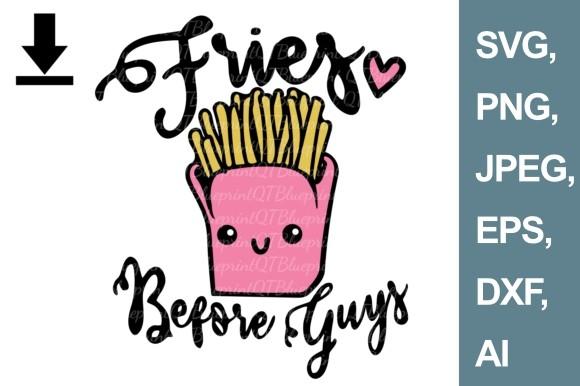 Fries Before Guys Valentines Day SVG PNG