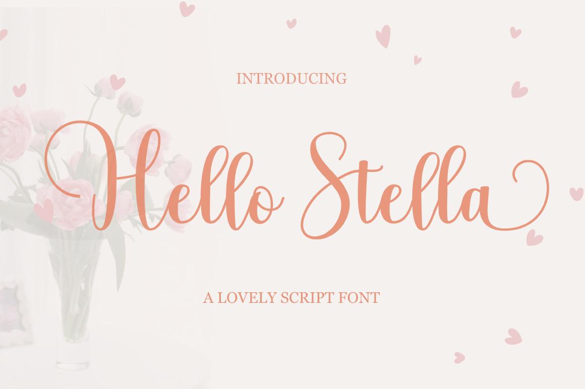 Hello Stella Font