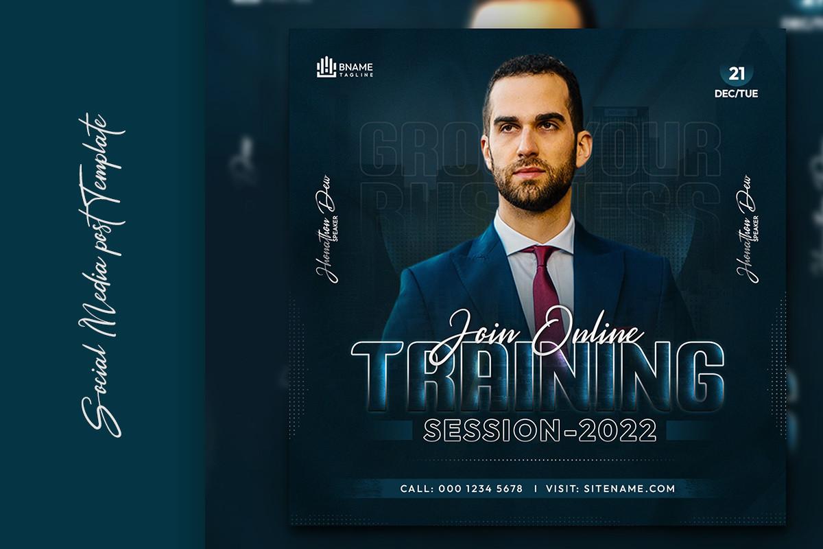 Training Social Media Post Template